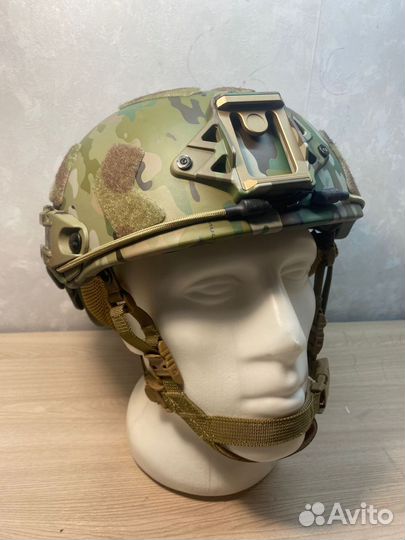 Шлем Спартанец-3 AirFraim Aрамид, Мультикам, мох