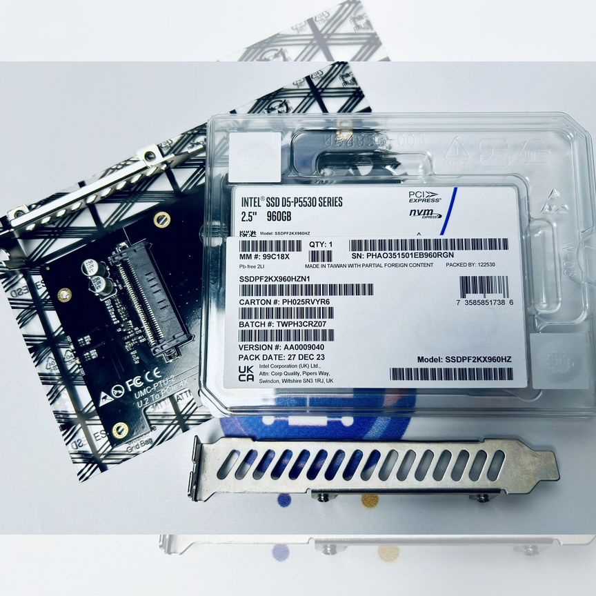 [P5530] Ssd Nvme Intel D5- 960gb P5530