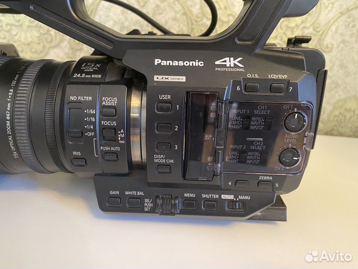 Профессиональная видеокамера panasonic ag ux 90ej