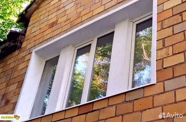 Окно пластиковое остекление загородных домов