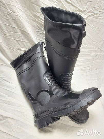 Сапоги резиновые с чулком