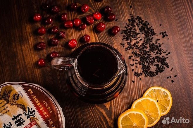 Китайский чай вишневый пуэр