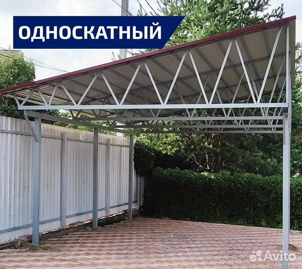 Навесы из поликарбоната под ключ