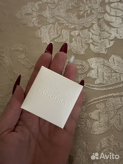 Pandora кольцо серебро