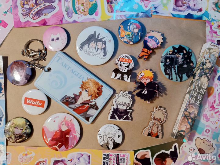 Мерч по Геншину, аниме, к-поп, играм