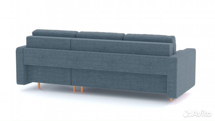 Угловой диван-кровать Белфаст Блю 230 см