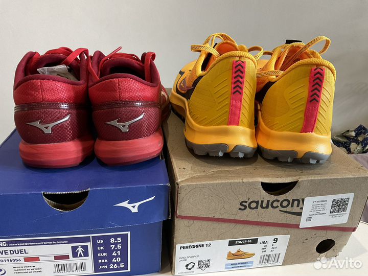 Кроссовки Mizuno,Saucony US-8,5 ;US-9