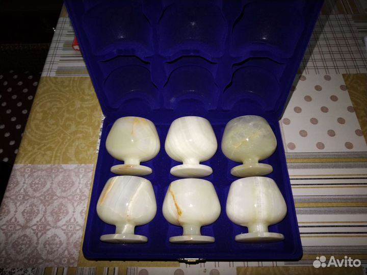 Набор бокалов из оникса