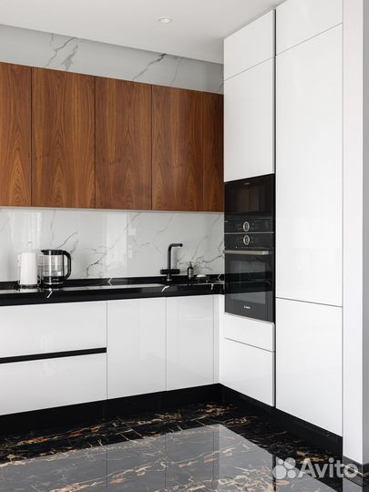 Угловая кухня на заказ. Фабрика