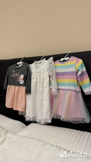 Лот платья на 1-2 года идеальное состояние