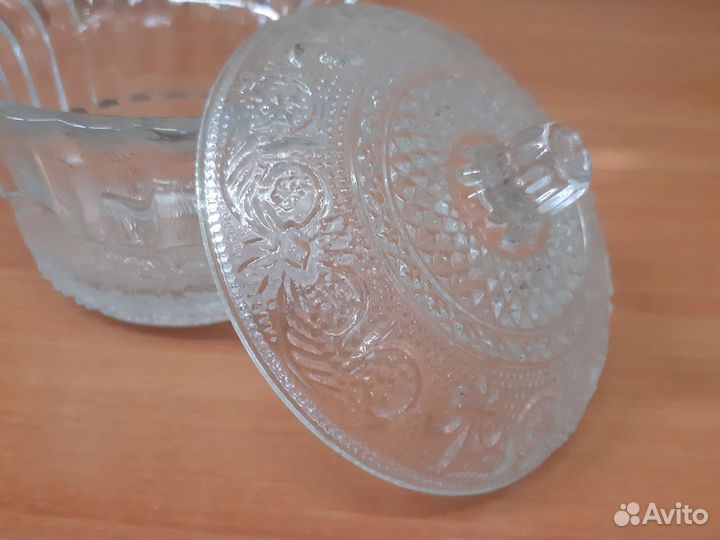 Сахарница стекло СССР