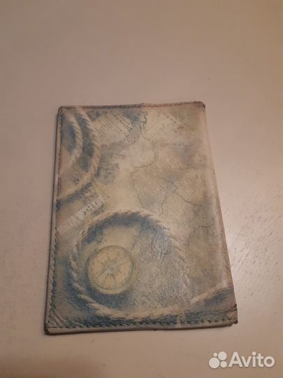 Обложка на паспорт, нат. кожа, Mitya Veselkov, б/у