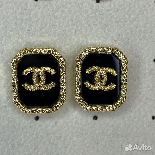 Серьги chanel