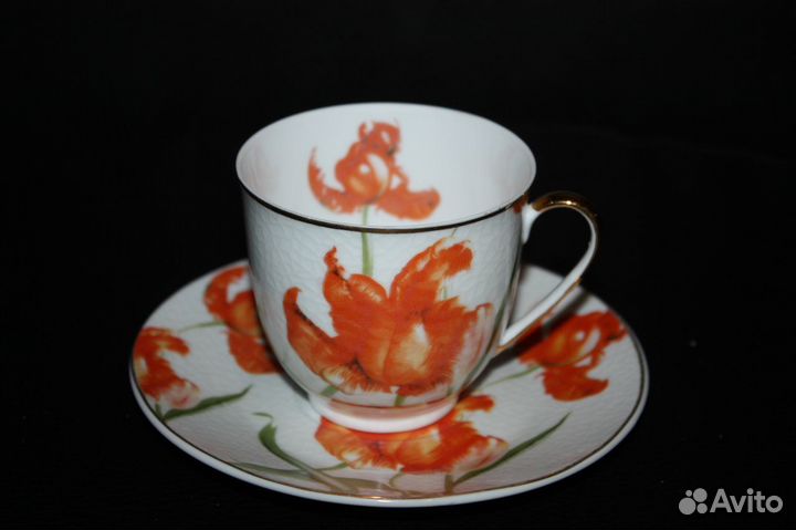 Кофейный сервиз с маками