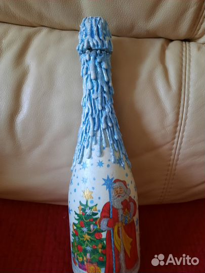 Бутылка декорированная