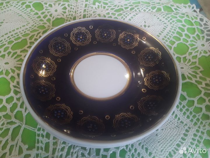 Чайный сервиз лфз СССР кобальт