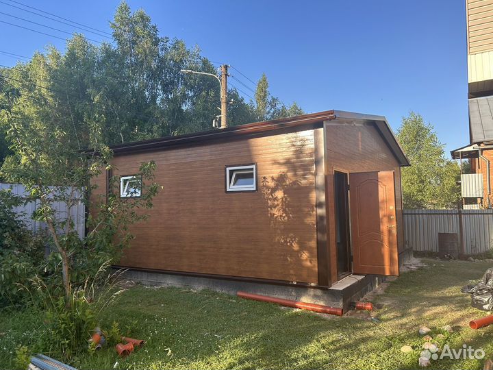 Гараж из сендвич панелей