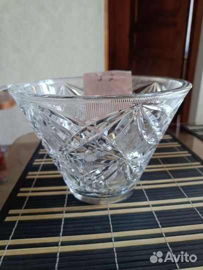 Ваза хрустальная СССР