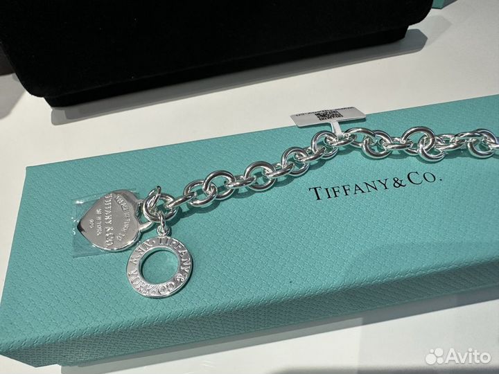 Браслет Tiffany&Co с тогглом серебро 925