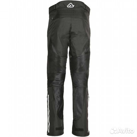 Acerbis CE ramsey vented Black Perforated Fabric Motorcycle мотоштаны