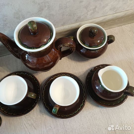 Сервиз чайный керамический зик