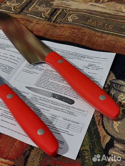 Нож WorkingKnife Kitchen Сантоку VG10 cryo Сатин