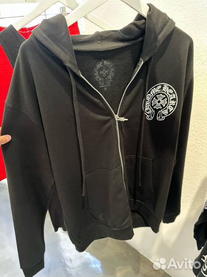 Зип худи Chrome hearts черная XL