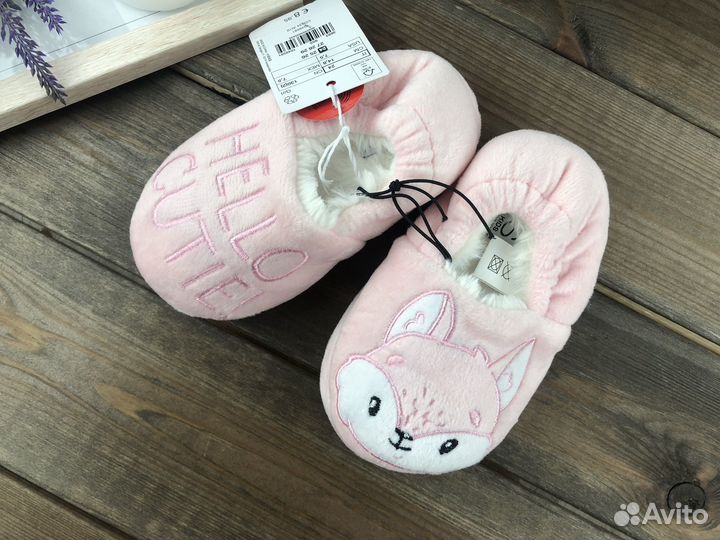 Домашние тапки для девочки 23