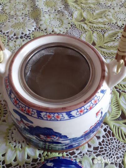 Чайник заварочный новый фарфоровый