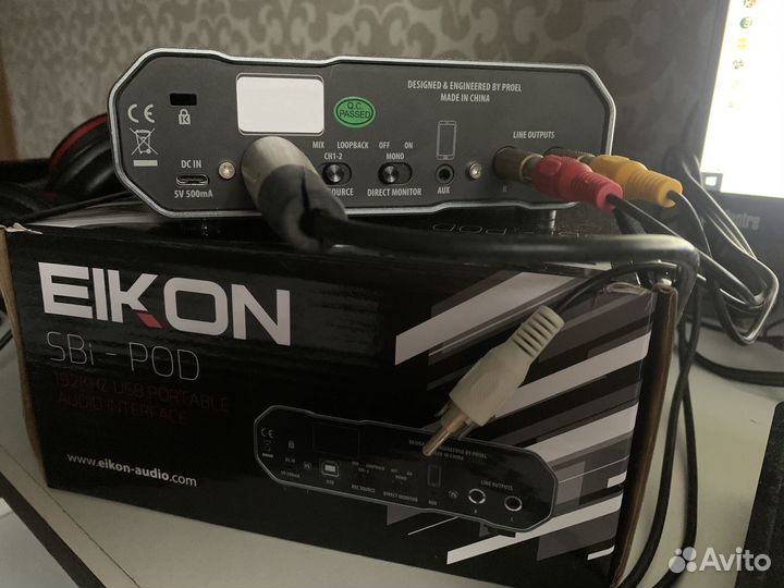 Внешняя звуковая карта eikon SBI-POD USB