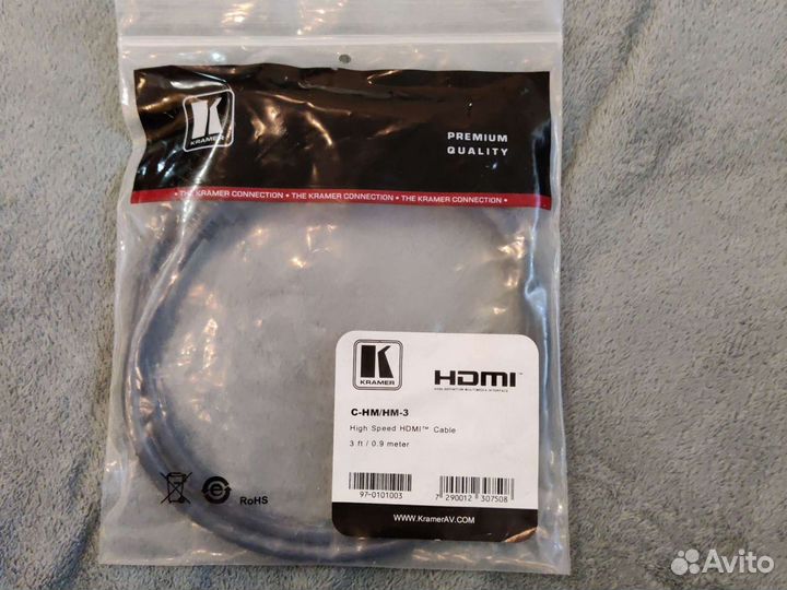 C-HM/HM-3Кабель hdmi hdmi 0,9m