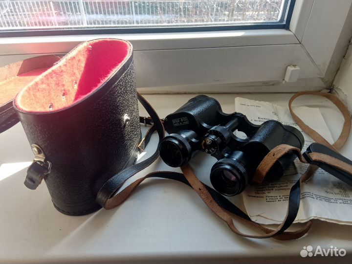 Бинокль Бпц5 8х30 СССР 1986 знак качества