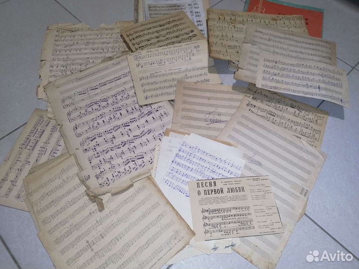 Ноты старинные