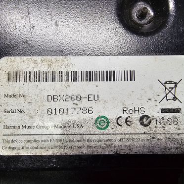 Процессор акустических систем DBX DriveRack 260