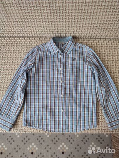 Рубашки мехх на мальчика размер 122-128