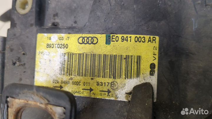 Фара (передняя) Audi A4 (B6), 2003
