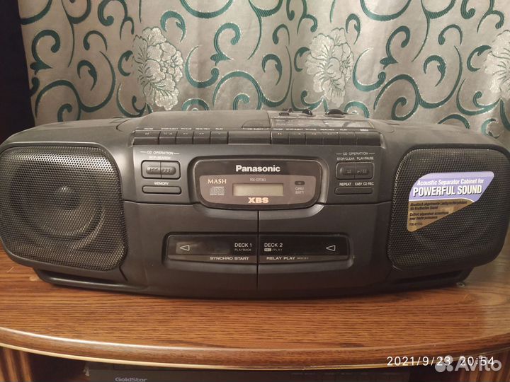 Магнитола Panasonic RX-DT30