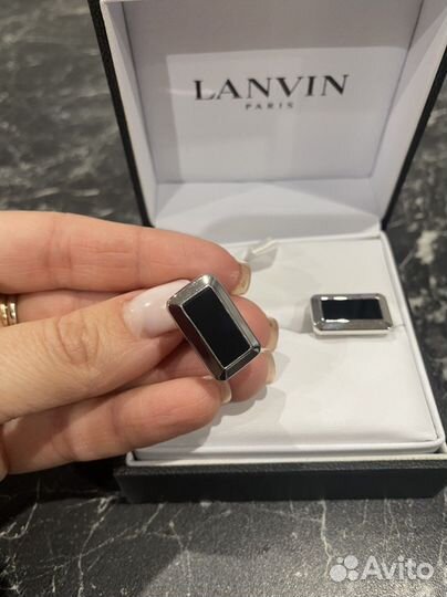 Запонки lanvin