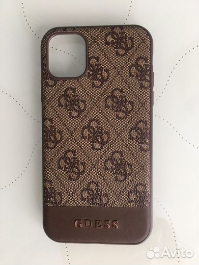 Оригинальный чехол на iPhone 11 кожаный