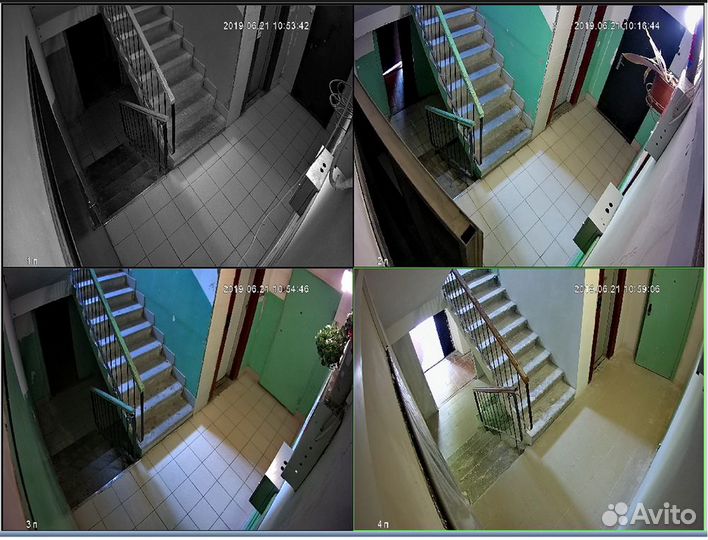 Комплект видеонаблюдения в многоквартирный дом