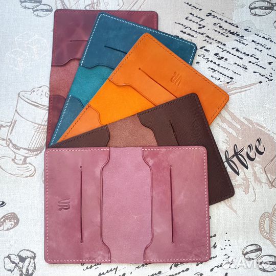 Обложка из натуральной кожи, ручная работа