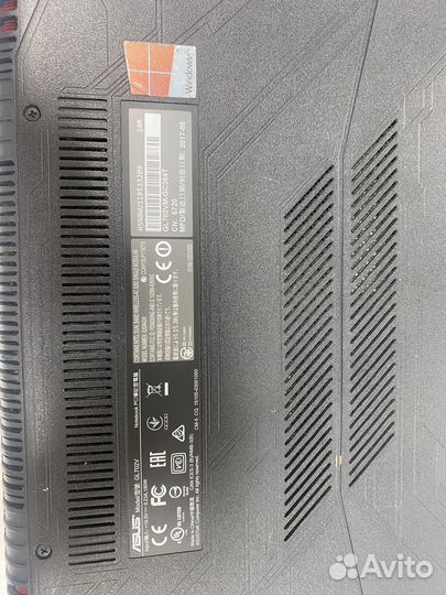 Asus ROG Intel i5 7300HQ GeForce GTX1060TI 6GB