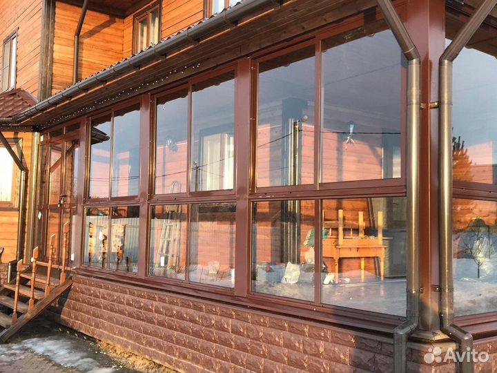 Окна двери алюминиевые