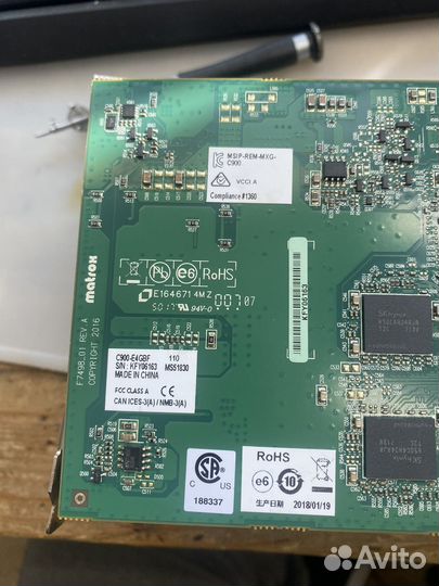 Видеокарта для видеостен Matrox C900-E4GBF