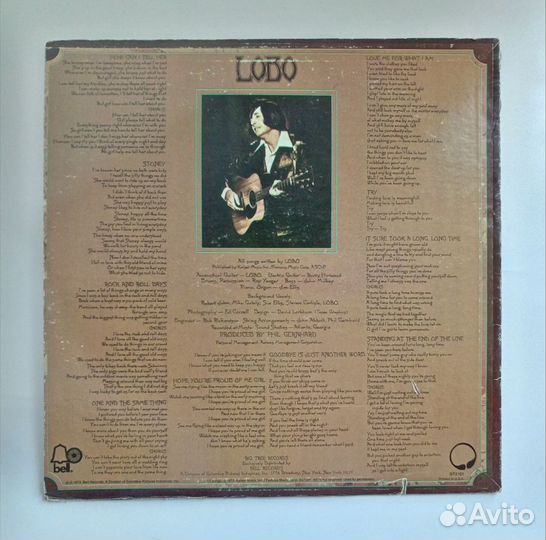 LP Lobo – Calumet /Big Tree Records BT2101 US 1973