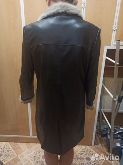 Дубленка женская зимняя 48 50