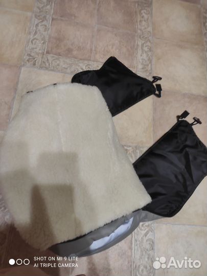 Накидка на ножки в коляску утепленная