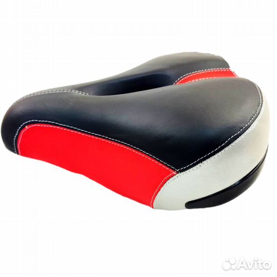 Седло велосипедное взрослое 275х230 (с вентиляцией)