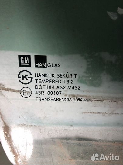 Боковое стекло перед / зад Chevrolet Aveo T250