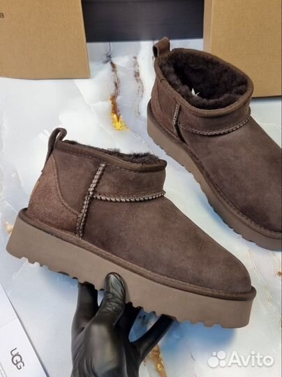 Угги Ugg шоколадные коричневые